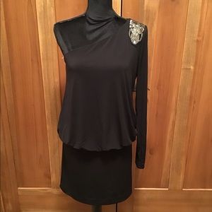 Black One Sleeve Dress